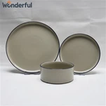 Keramický jedálenský set s nordickým štýlom - jednoduchý, elegantný a praktický